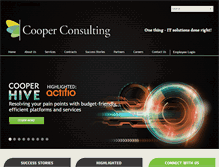 Tablet Screenshot of cooperconsulting.com